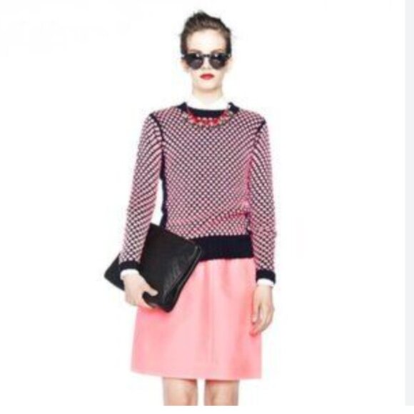 J.Crew Collection Italian Cashmere Heart Sweater (B0026) - Picture 1 of 11